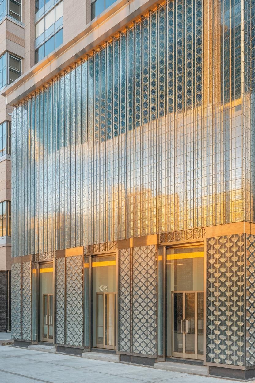 Fachada de cristal líquido: cómo un edificio aprendió a sonreír